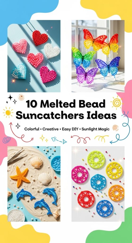10 Melted Bead Suncatchers Ideas