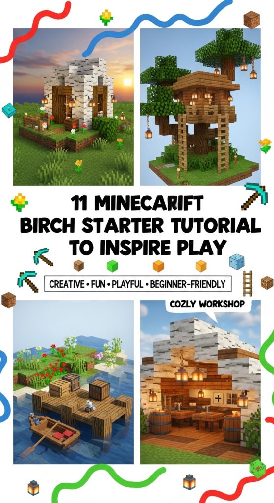 11 Minecraft Birch Starter House Tutorial Ideas to Inspire Play
