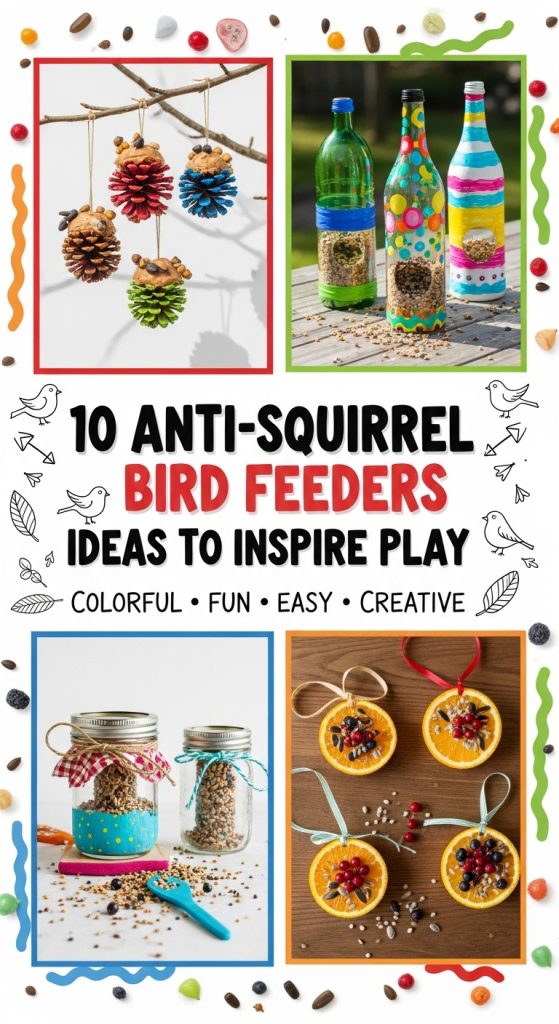 10 Anti-Squirrel Bird Feeders DIY Ideas to Inspire Play