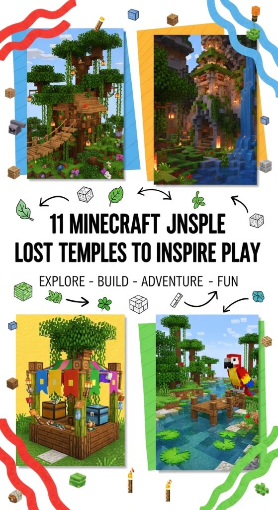 11 Minecraft Inspo Jungle Lost Temple Ideas to Inspire Play
