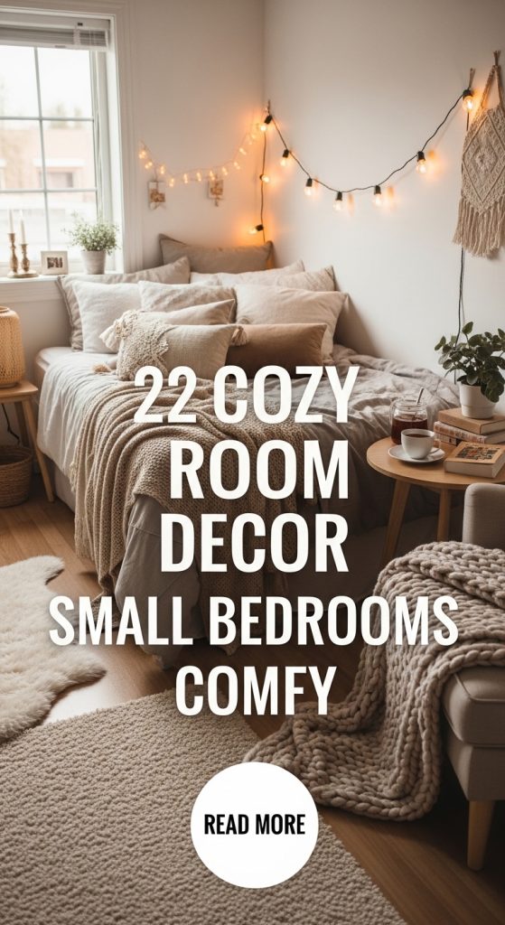 22 Cozy Room Decor Small Bedrooms Comfy