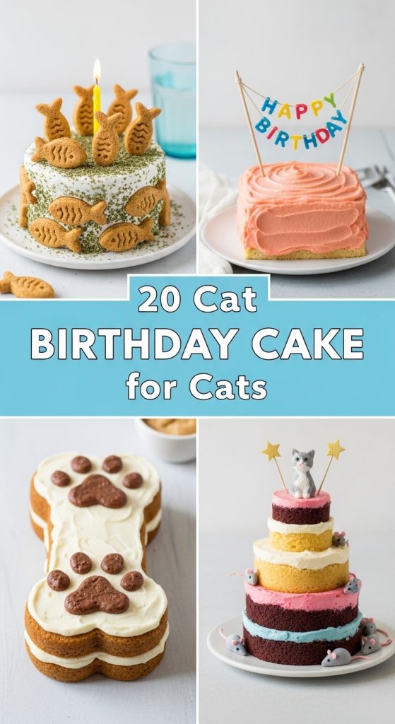 20 Cat Birthday Cake for Cats