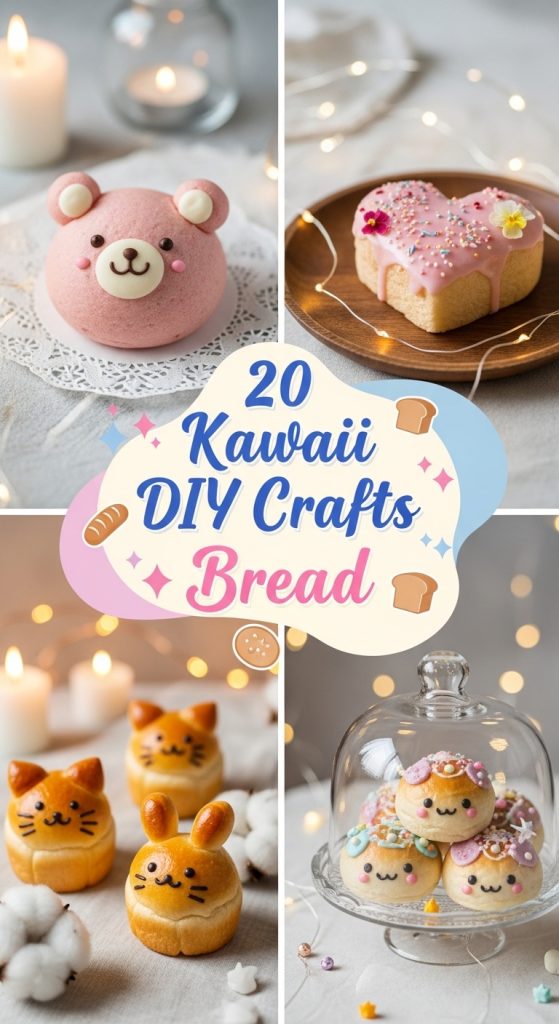 20 Kawaii DIY Crafts Bread