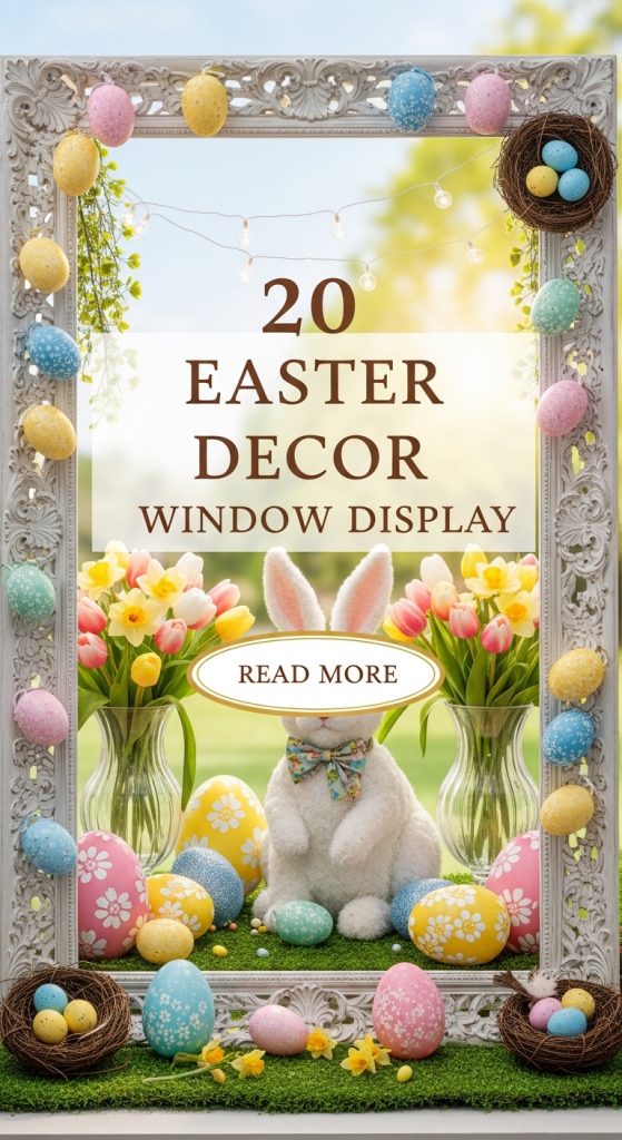 20 Easter Decor Window Display