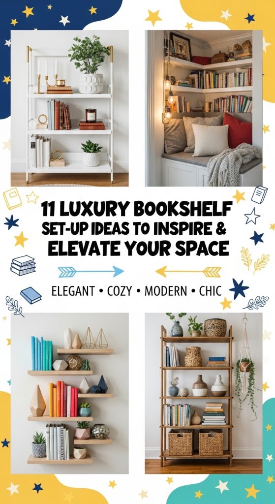 11 Luxury Bookshelf Set-Up Ideas to Inspire & Elevate Your Space