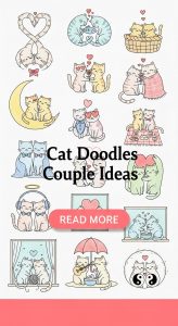 20 Cat Doodles Couple Ideas